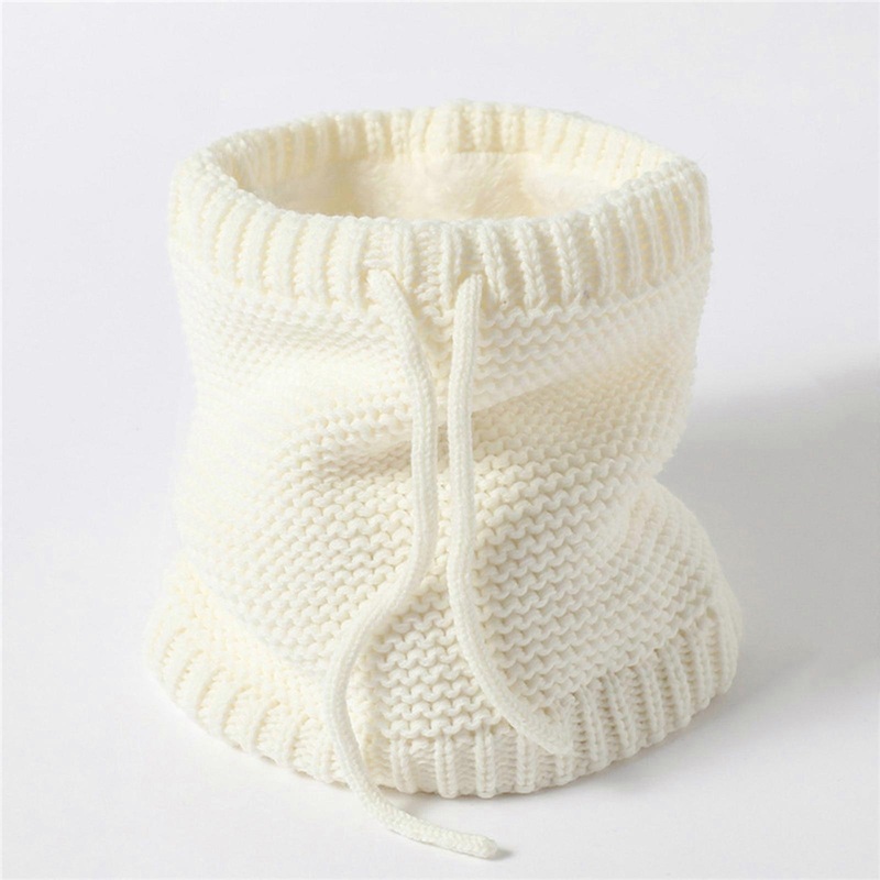 Soft Fleece Lined Scarves Double-layer Circle Loop Scarves Windproof Solid Color Knitted Scarf Unisex Breathable Warm  Yellow | Fruugo SG