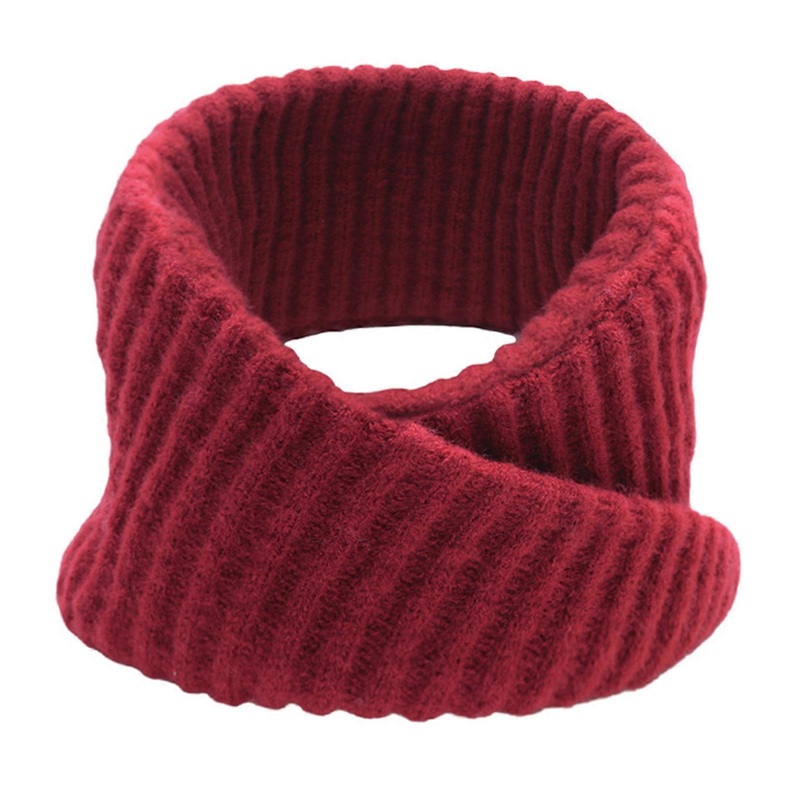 Soft Thicken Neck Scarf Casual Winter Warm Solid Color Scarf Collar Women Men Unisex Neck Warmer Outdoor Activity Shawl  Red | Fruugo SG