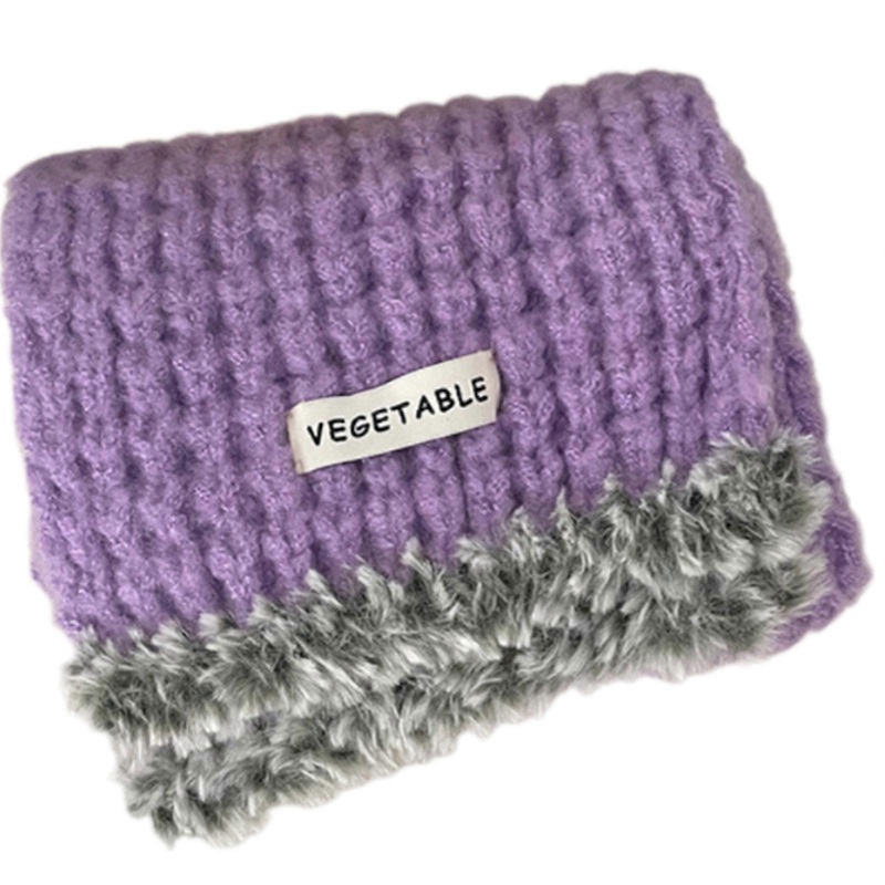 Thicken Warm Scarf Women Soft Polyester Fabric Scarves Cold Weather Accessory for Daily Wear and Festivals  taro purple | Fruugo SG
