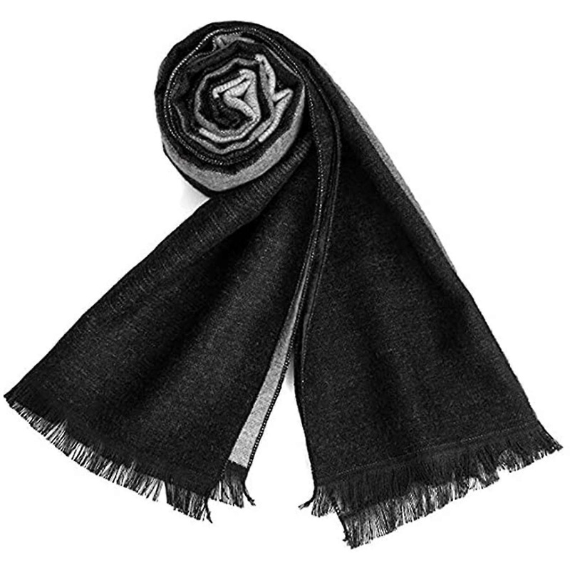 unisex autumn and winter warm plush splicing scarf warm shawl checkered scarf | Fruugo SG