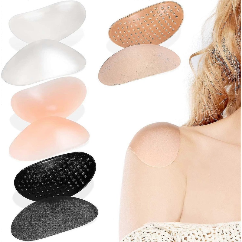 4 Pairs Shoulder Push-up Pads Soft Silicone Adhesive Shoulder Pads Anti-slip Enhancer Shoulder Pads4 Pairs Shoulder Push-up | Fruugo SG