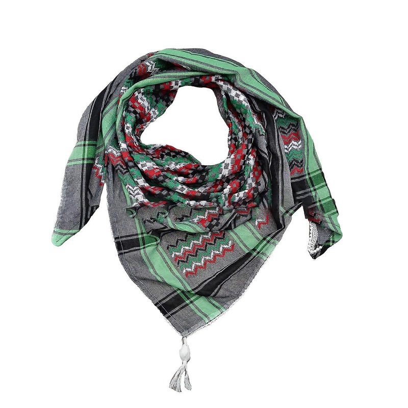 Delicate Arab Scarf for Men Woman Winter Lightweight Pray Scarf Festival Party Windproof Scarf with Houndstooth Pattern  Black | Fruugo SG
