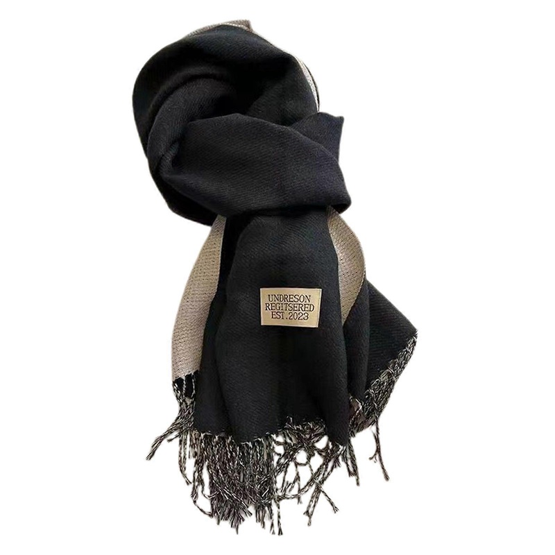 Fringed Edges Scarf for Women Winter Thick Scarf Female Camping Shopping Scarf Teens Decorative Double Sided Scarves  C9 | Fruugo SG