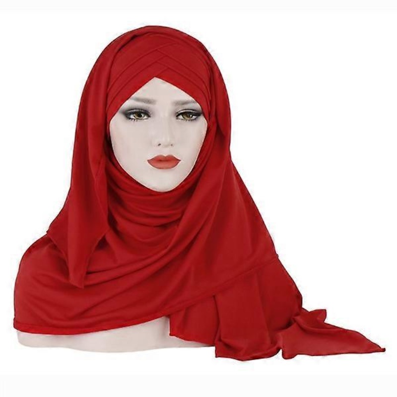 Instand Shawl Hijab Headscarf One Piece Hijabs Hooded Cap Scarf(D) | Fruugo SG
