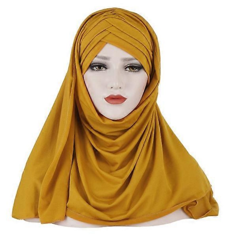 Instand Shawl Hijab Headscarf One Piece Hijabs Hooded Cap Scarf (E) | Fruugo SG