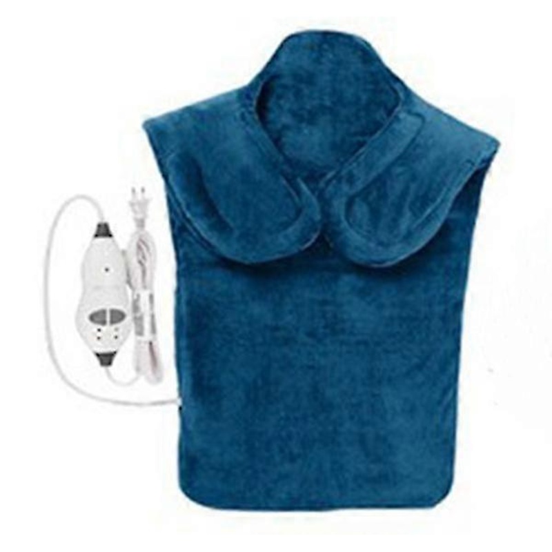 Large Heating Pad For Neck, Back And Shoulders, Blue | Fruugo SG
