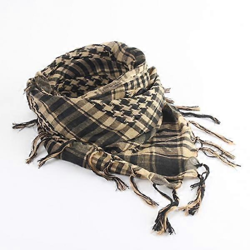 New Lightweight Plaid Tassel Arab Desert Shemagh Scarf (B) | Fruugo SG