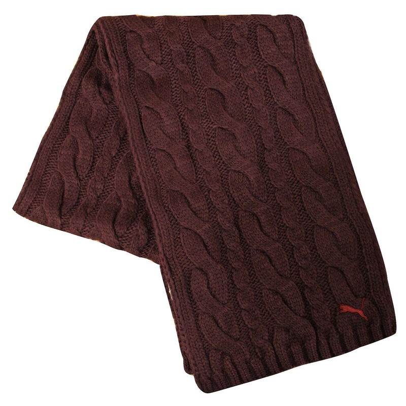 Puma Archive Womens Mens Unisex Acrylic Purple Ultra Soft Scarf 052437 03 A9 | Fruugo SG