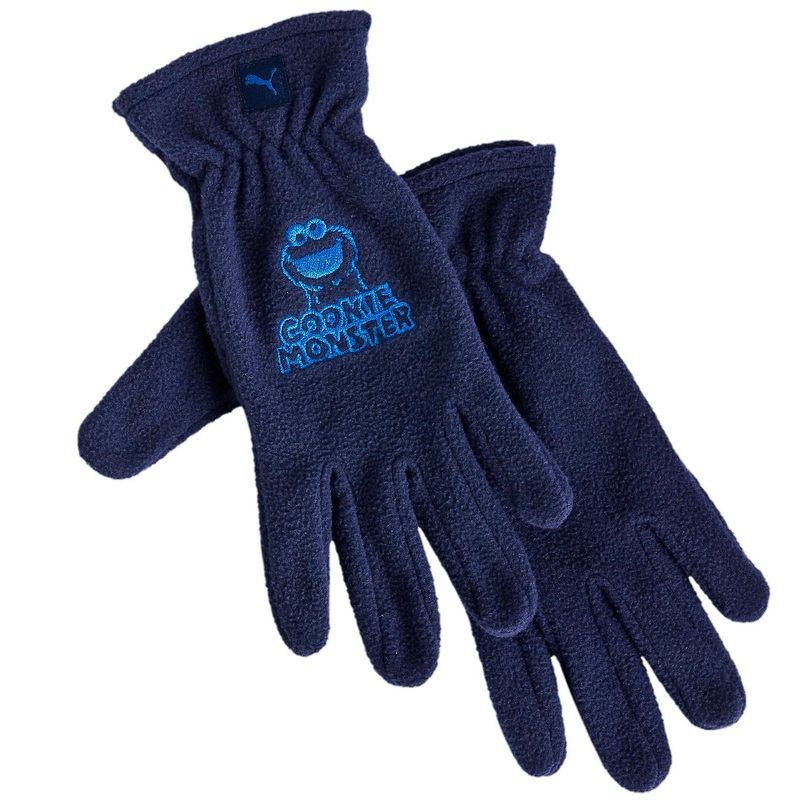 Puma Sesame Street Cookie Monster Navy Blue Gloves Unisex Kids 041271 01 | Fruugo SG