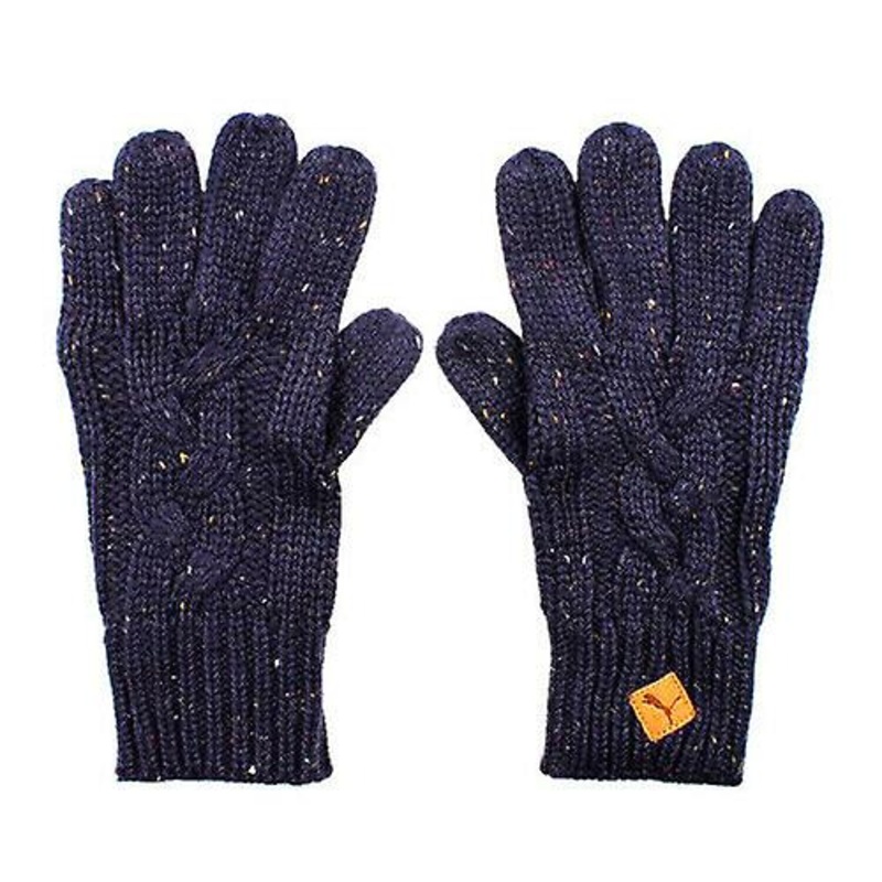 Puma Torrence Knitted Unisex Gloves Mens Winter Peacoat Haute 040968 01 A186E | Fruugo SG