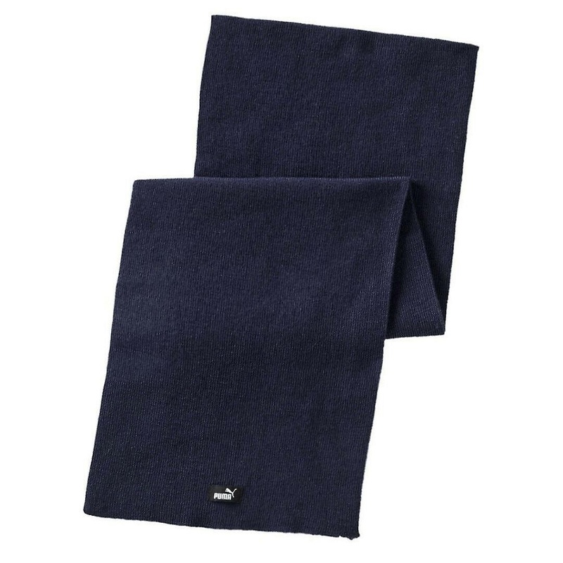 Puma Unisex Mens Womens Long Knit Scarf Navy 053256 05 A11 | Fruugo SG
