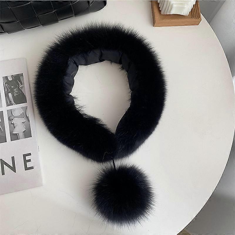 Scarf women autumn and winter plush fur collar fur collar thick fashion warm scarf | Fruugo SG