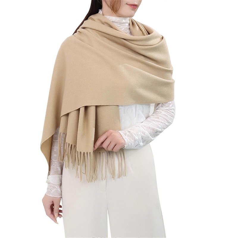 Scarfs for Women Winter Warm Scarf Classical Tassel Edge Oversized Soft Scarves Large Stole Knitted Wrap Shawl  camel | Fruugo SG