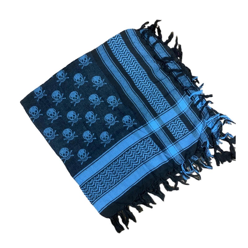 Shemagh Desert Scarf Skull Pattern Arab Keffiyeh Shawl Wrap Fringed Tassels Scarves Bandana Head Wraps for Men and Women  Konglan | Fruugo SG