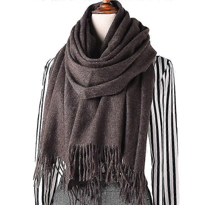 Warm shawl wool scarf ladies thick wool scarf winter ladies Christmas gifts | Fruugo SG