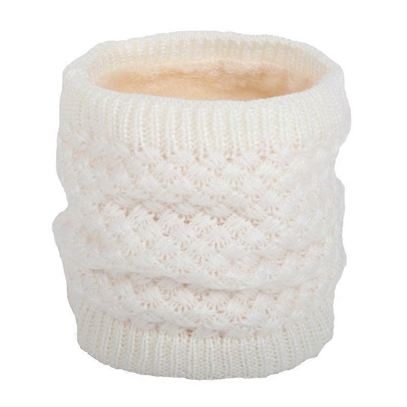 Women Man Fashion Soft Thermal Woolen Yarn Collar Winter Circle Neck Scarf | Fruugo SG