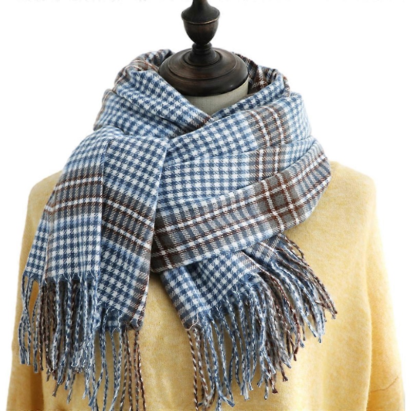 Women’s winter scarf, cashmere feel plaid tassel shawl, large oversized scarves, cozy warm scarf for winter and autumn | Fruugo SG