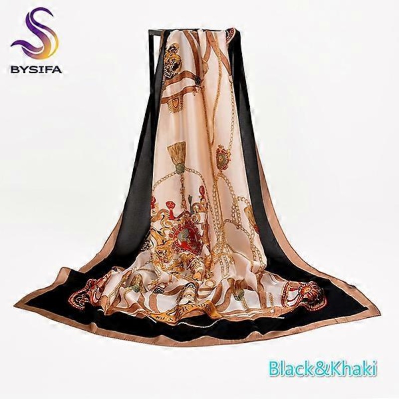 Women Scarves Fall Winter Oversized Luxury Brand Trendy Chinese Silk Long Scarf Shawl Wrap New Wine Red Neck Head Scarf | Fruugo SG