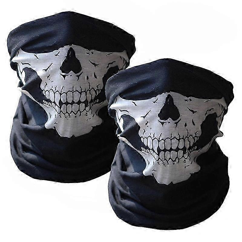 2 Pack of Stylish Bike Ski Half-Face Masks with Ghost Design Multi-Purpose Neck Warmers Available with Cash on Delivery | Fruugo SG