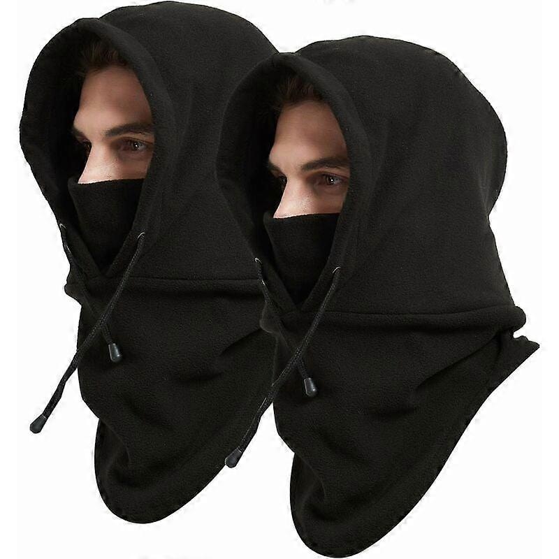 2 PCS Double-Layer Thick Balaclava, Thick Fleece Hat, Windproof and Warm Hood, Ski Mask, Neck Warmer for Men and Women | Fruugo SG