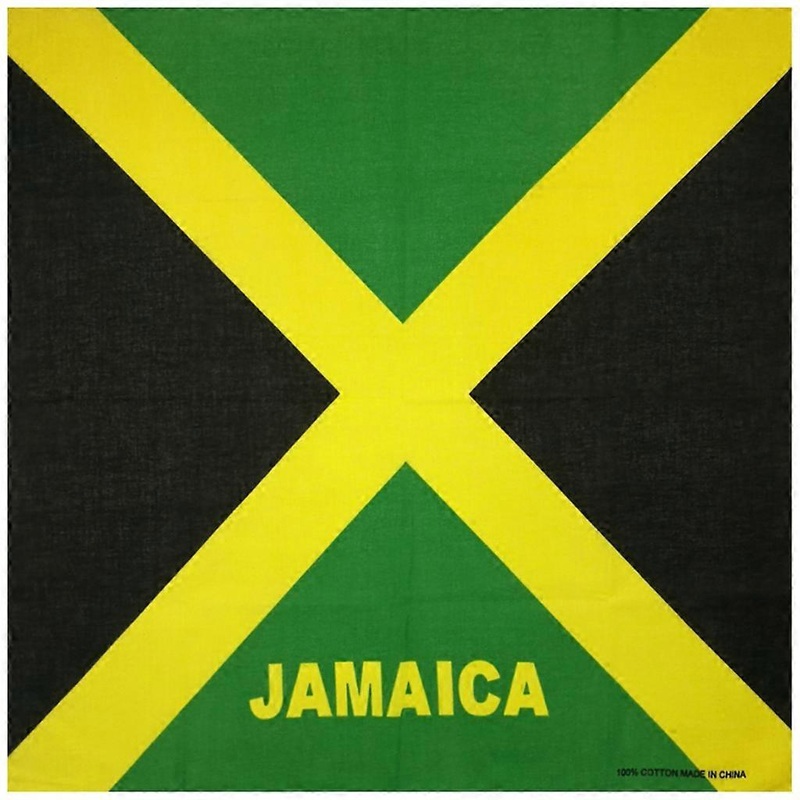 Bandana Kerchief Unisex Hip Hop Jamaica Flag Hair Band Neck Scarf Sports Wrist Wraps for Head Square Scarves Handkerchie  One Size | Fruugo SG