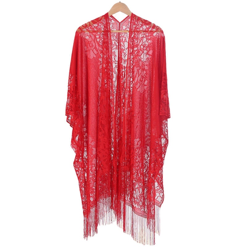 Bikini Cardigan Shawl for Women Breathable Bridesmaid Shoulder Wrap Wedding Guest Scarf Large Headwrap 120x90cm  Red | Fruugo SG