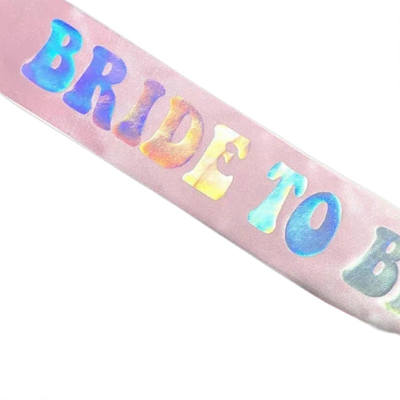 Bride to Be Sash Elegant Sash Wedding Hair Accessories Nacreous Wedding Sash Western Sash Bachelorette Party  pink bride | Fruugo SG