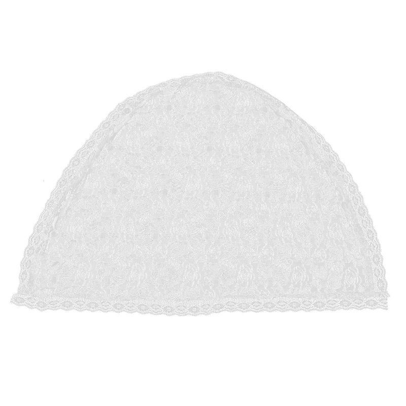 Chapel Veil Headwrap Lace Scarf For Women White Rectangular Wedding 1Pcs | Fruugo SG
