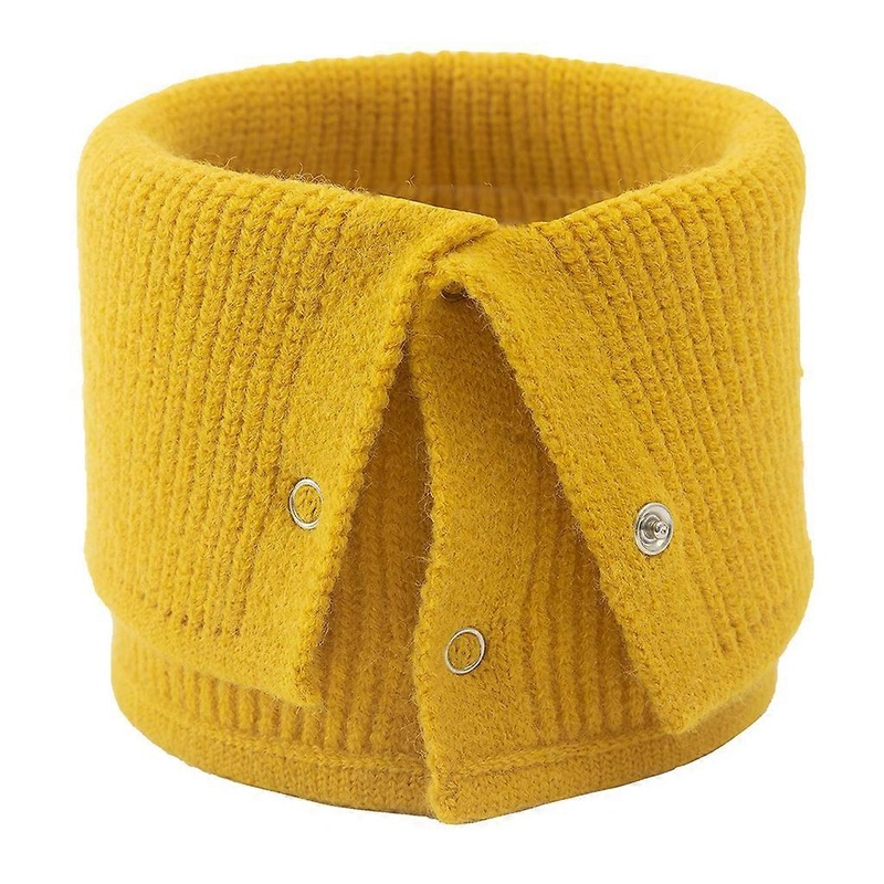 Christmas Scarf Scarfs Collar Scarf Neck Wrap Winter Scarfs Thick Neckerchief Neck Warmer Scarf With Button Closure  Yellow | Fruugo SG