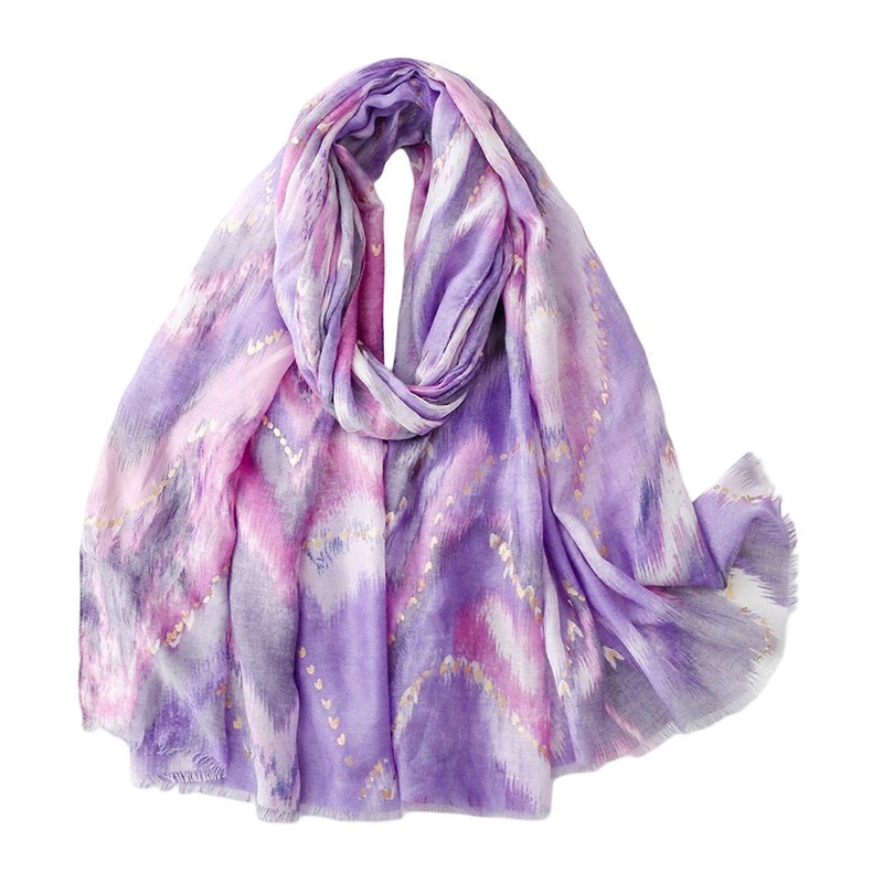 Color Blending Head Scarf Keep Warm Perfect for Skiing and Camping Unisex Neckerchief Elegant Neck Scarves for Outdoor  Purple | Fruugo SG
