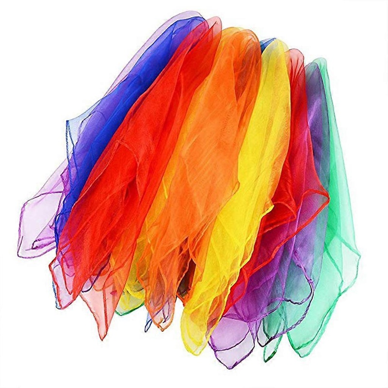 Dancing And Juggling Towels Candy Colored Gym Towel Dance Practical Gauze Scarf  Multi One Size | Fruugo SG
