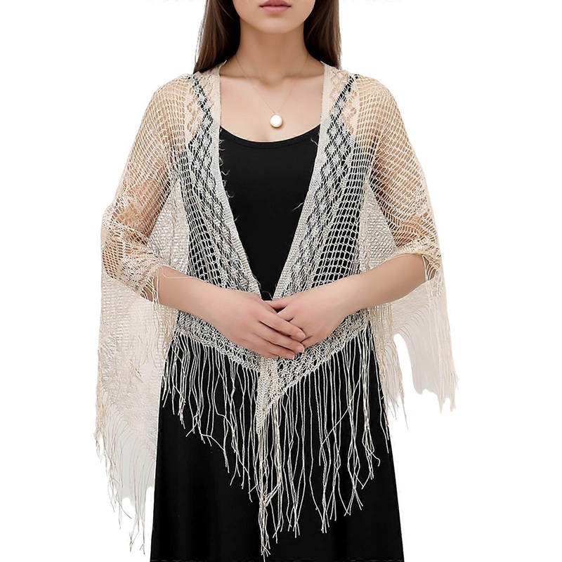 Fashionable Shawl Wrap Hollowed Scarf for Women Breathable and Stylish Flower Triangular Shoulder Wrap Photo Accessory  Apricot | Fruugo SG