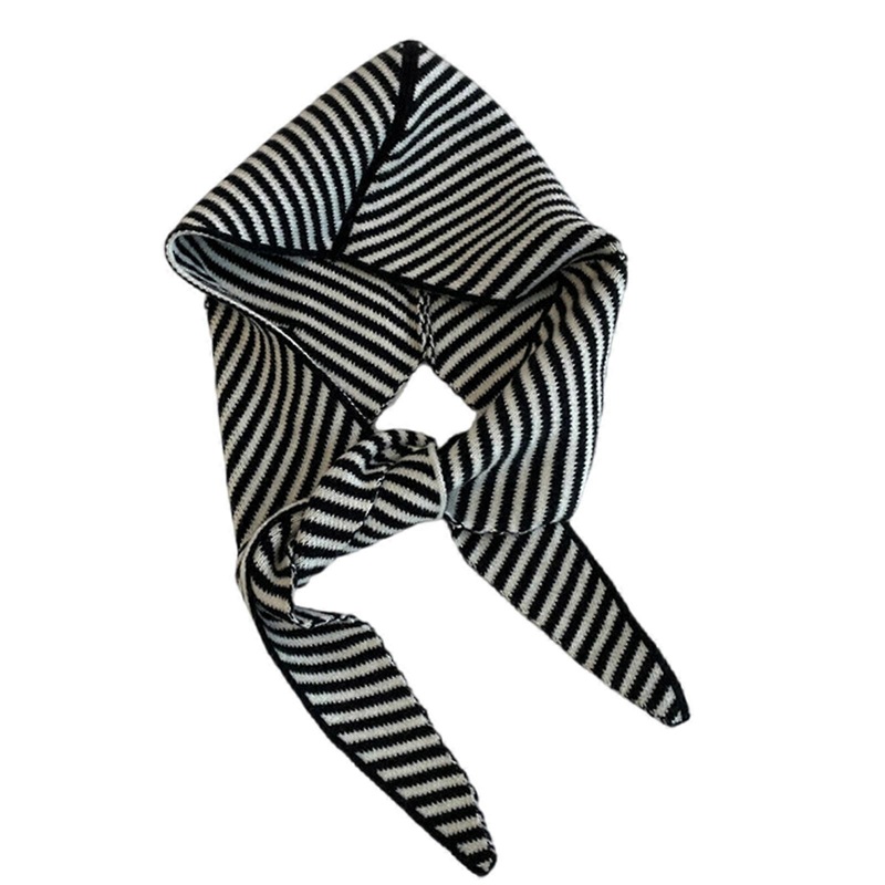 Outdoor Activity Scarf Travel Casual Scarf Capes Sweater Knitted Knotted Shawls for Travel And Everyday Wear  black white stripes | Fruugo SG