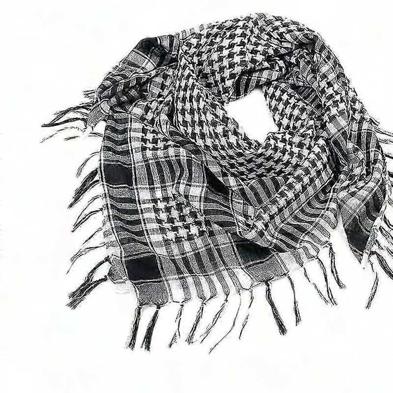 Traditional Cotton Shawl for Men | Classic Keffiyeh Style | Cultural Scarf Wrap | Fruugo SG