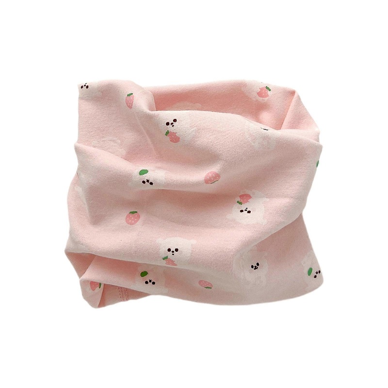 Warm & Comfortable Kids Scarf Neck Tube Rabbit Bear Print Neck Bandana Neck Warmer Cotton Perfect for Outdoor Activities | Fruugo SG