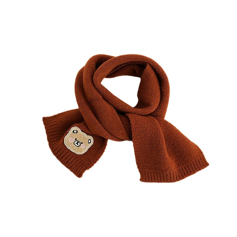 Winter Warm Scarves Windproof Cartoon Animal Scarf Kids Soft Thicken Neck Cover Children Scarf Travel Neckerchief  caramel | Fruugo SG