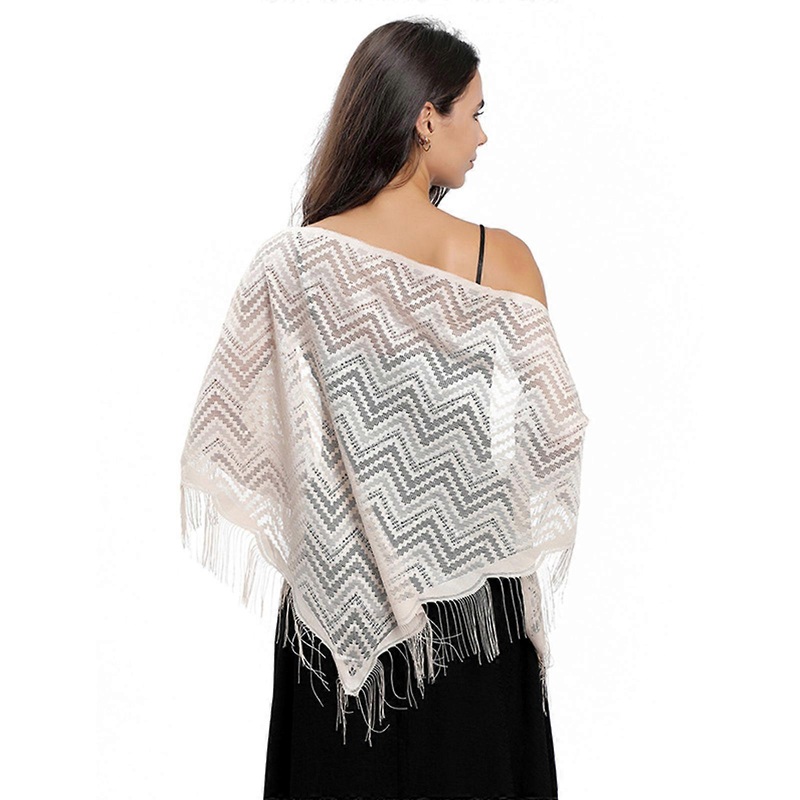 Woman Tassels Decor Triangle Scarves for Mother Summer Travel Body Cool Breathable Scarves Hot Weather Supplies  Beige | Fruugo SG