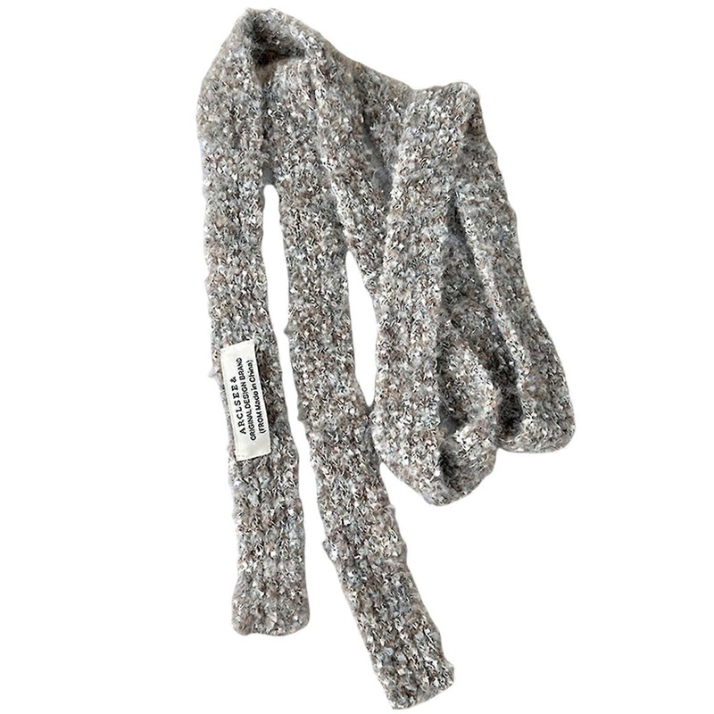 Women Elegant Scarf Knit Belt for Casual Wear Party Photo Props Date 2000s Clothing Accessories  khaki | Fruugo SG