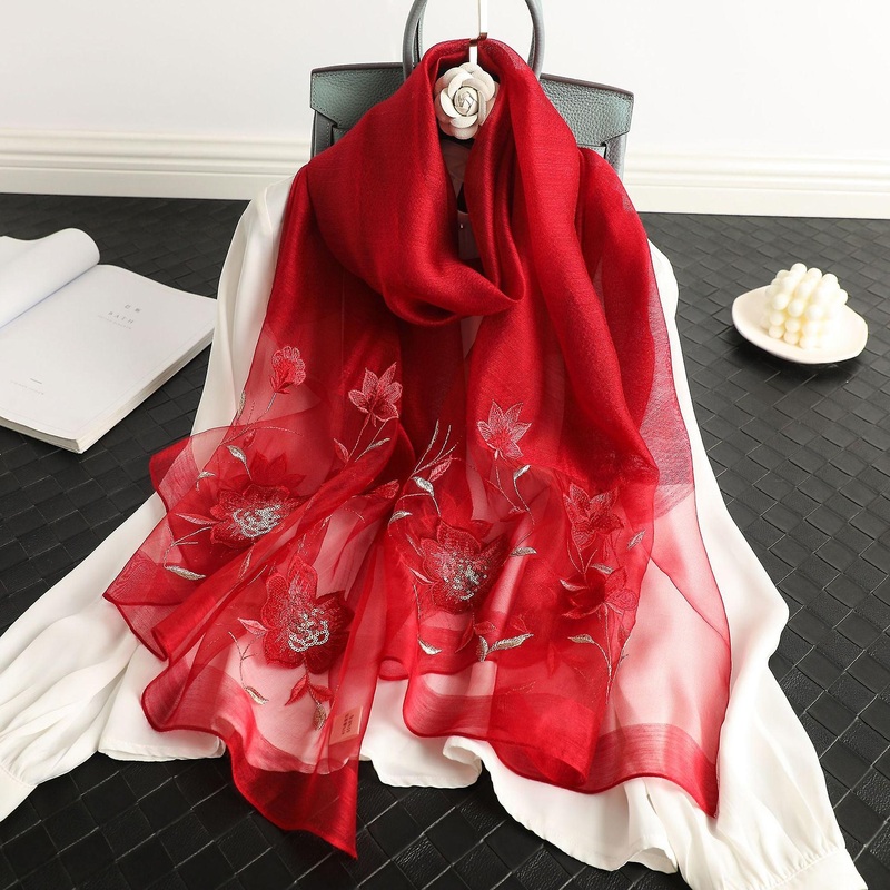 Women Scarf Shawl 2022 Autumn And Winter Sequins Embroidery Warm | Fruugo SG