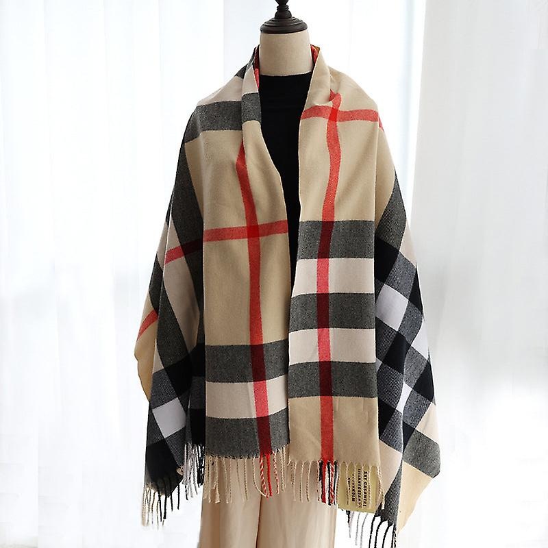 Women Scarf Shawl 2022 Autumn And Winter Thickened Tassel Warm Casual | Fruugo SG