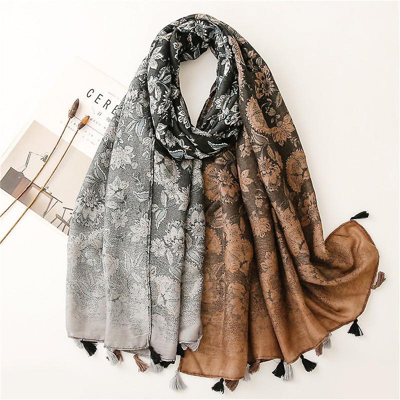 Women Scarf Shawl 2022 Spring And Autumn Gradient Printing Sun Protection Casual | Fruugo SG