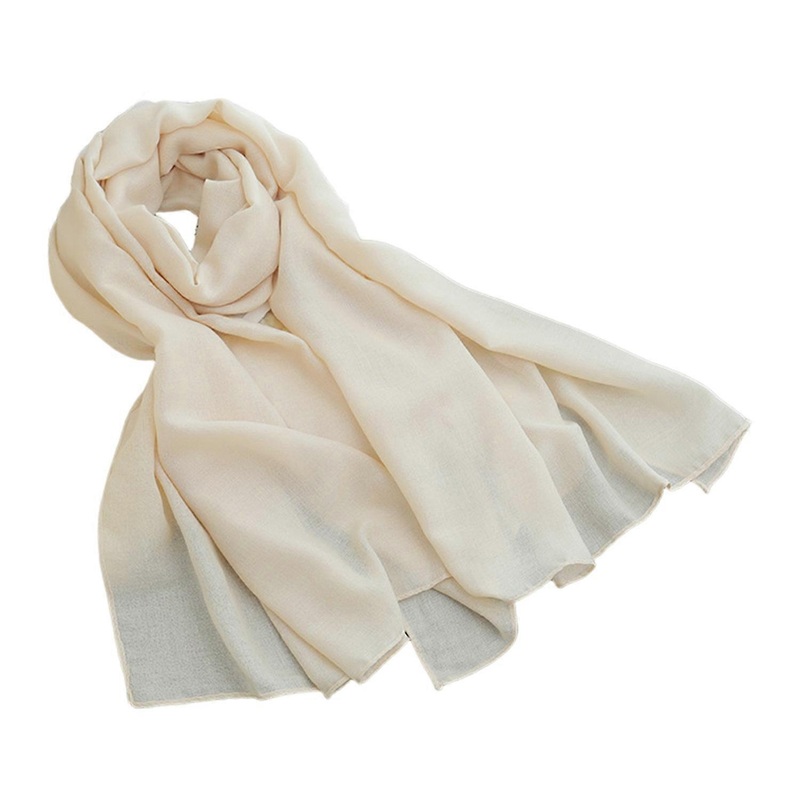 Women Summer Scarf Large Long Lightweight Beach Gauze Shawl Wrap Solid Color Thin Long Shawl Daily | Fruugo SG
