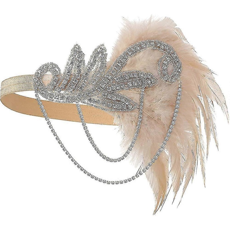1920s Headband – Pearls Leaf Headpiece Crystal Vintage 1920 Accessories For Women Gatsby | Fruugo SG