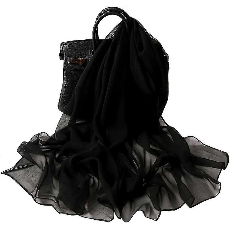 Chiffon Olaof Scarf Sheer Wrap For Women, Plain Chiffon Neck Scarf For Lady Light Weight | Fruugo SG