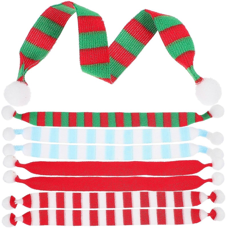 Christmas Scarves Mini Christmas Design Party Users 8Pcs | Fruugo SG
