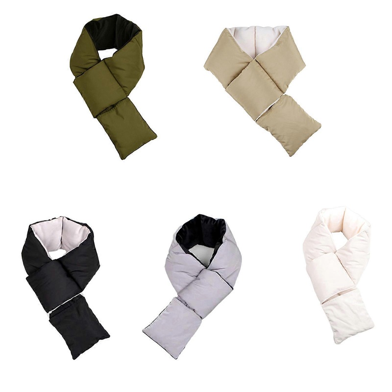 Down-Cotton Scarf for Cross Scarf Winter Warm Scarf Neckerchief Scarfs Neck Wrap Small Scarfs For Women Fashion  Gray | Fruugo SG