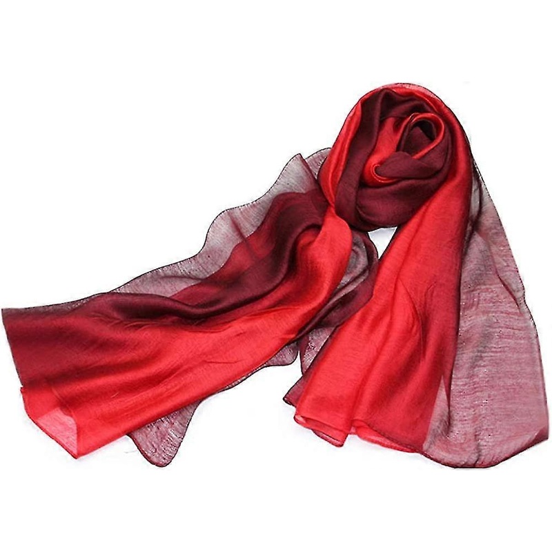 Elegant Olaof Scarf Cotton Silk Scarf Elegant Soft Wraps Color Shade Scarves For Women Girls | Fruugo SG