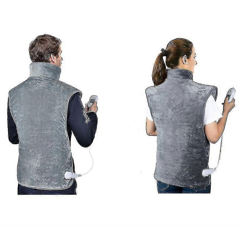 Heating Shawl Electric Heating Winter Back, Abdomen, Legs, Waist Warm Shawl 100x60cm Gray | Fruugo SG