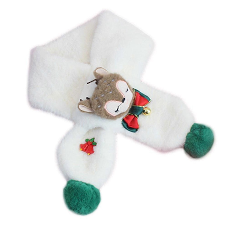 Kids Girls Boys Warm Neck Warmer Plush Scarf Winter Out door Activity Body Warm Care Ski Wrap Shawls for Children  White | Fruugo SG