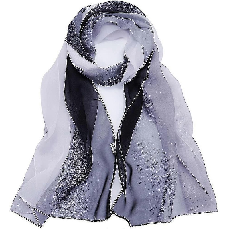 Ladies Scarf- Women Chiffon Scarf. Ombre Georgette Elegant Long Lightweight Soft | Fruugo SG